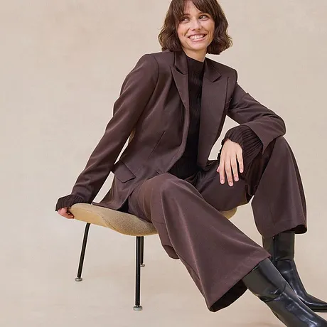 Femme - Blazer - marron foncé