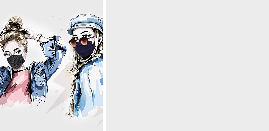 Femme - Mode - Masques en tissu