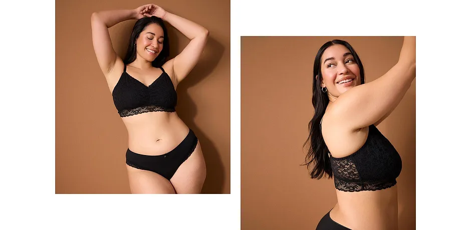 Femme - Brassières - noir + blanc