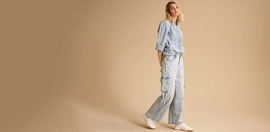 Femme - Vêtements - Jeans - Jeans cargo