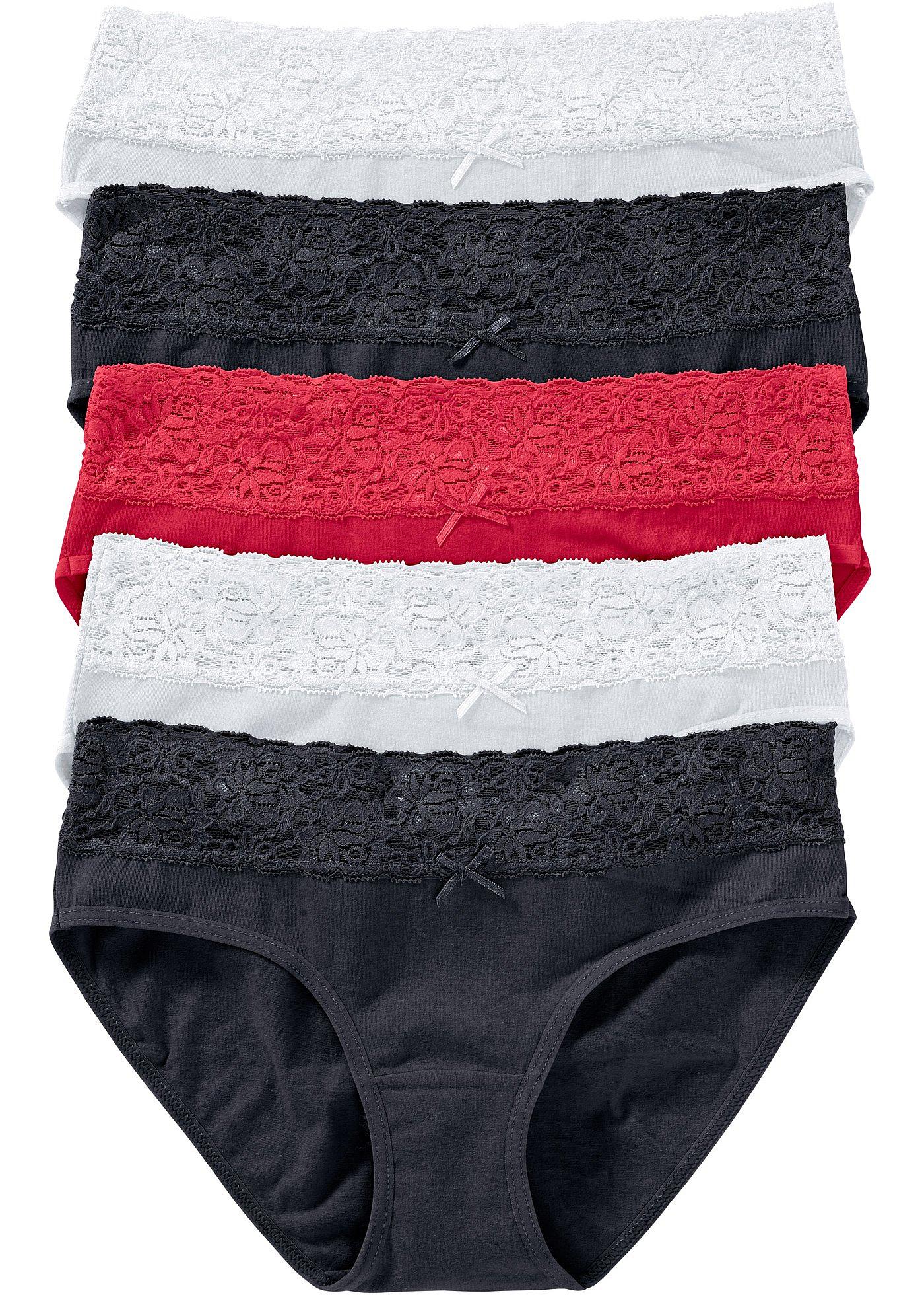 Protege Slip Lot De Slips Femme 100% Coton Taille Haute