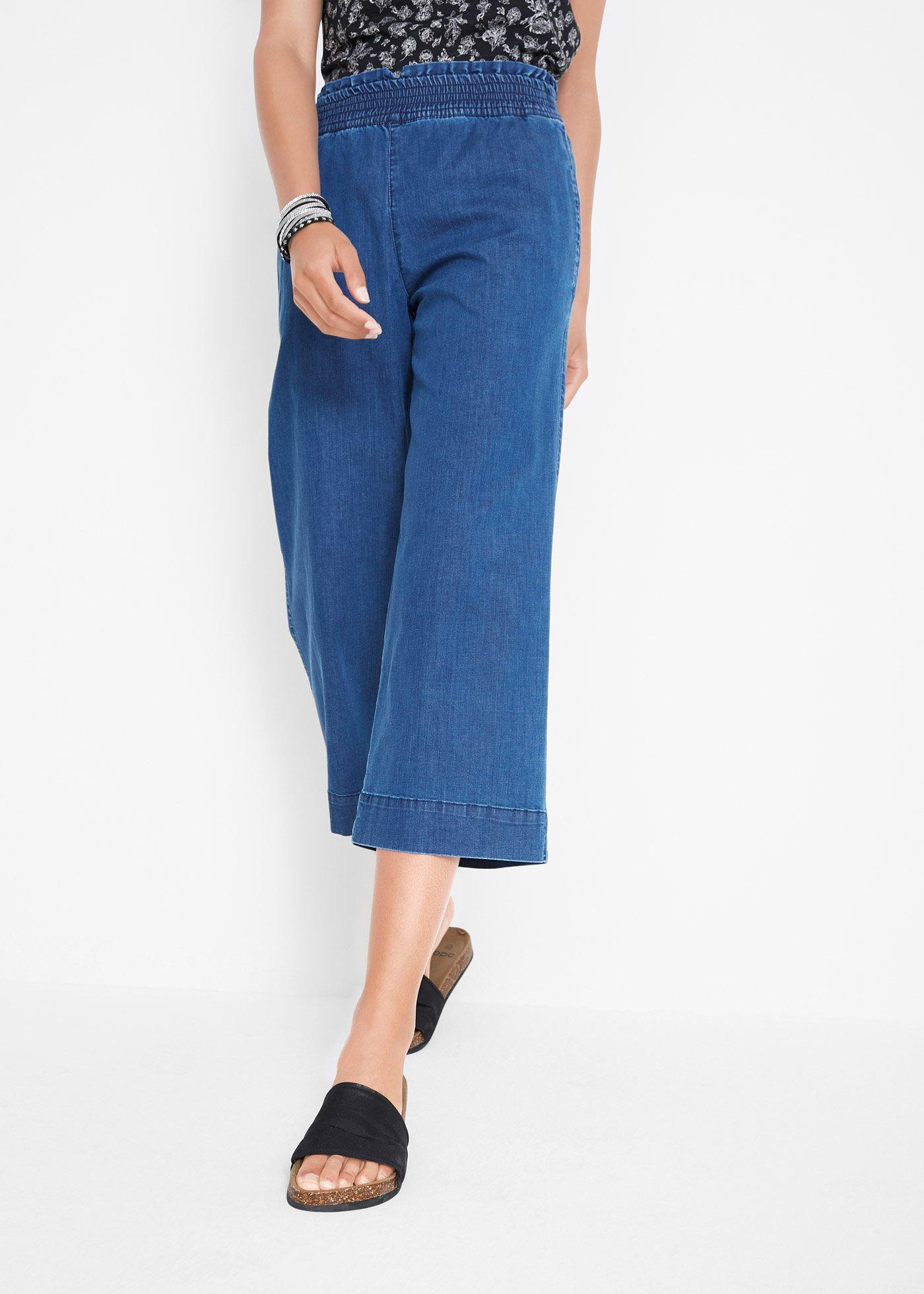 jean confort taille élastiquée femme