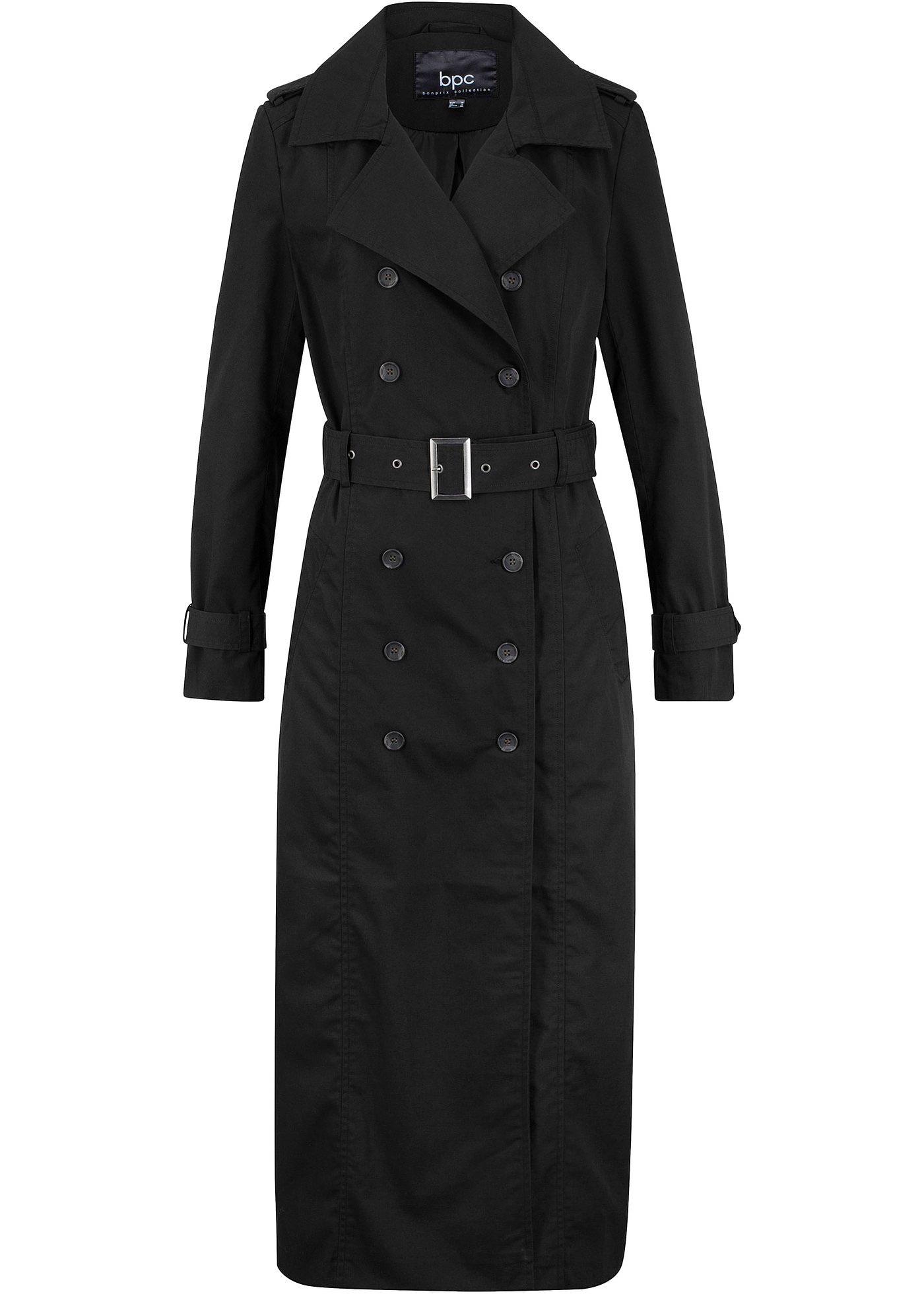 Trenchcoat mode avec ceinture noir