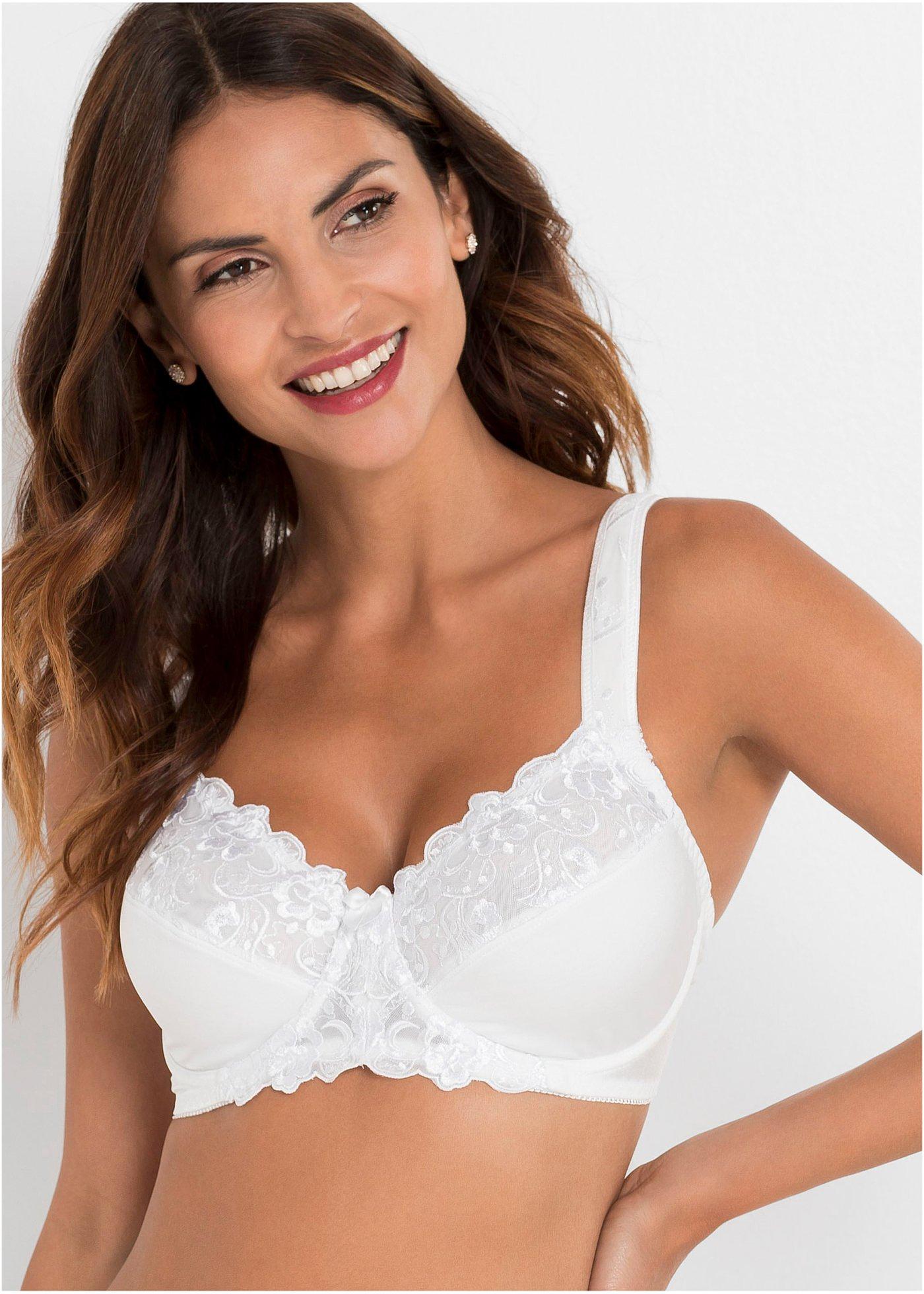 Confort Quotidien Soutien-gorge Minimiseur DotVol - Sans Armature Dentelle Rose Confort Grande Taille Soutien Gorge Fermeture Devant