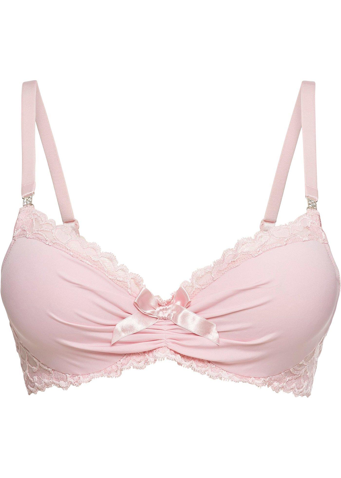 Soutien-gorge avec armatures, bonnets rembourrés, nœud en satin et