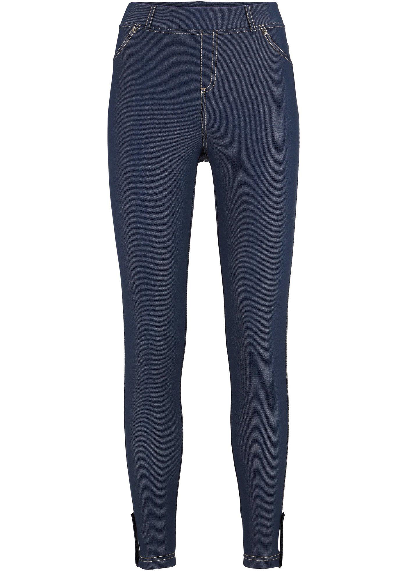 Legging imitation jean, 7/8 - bleu