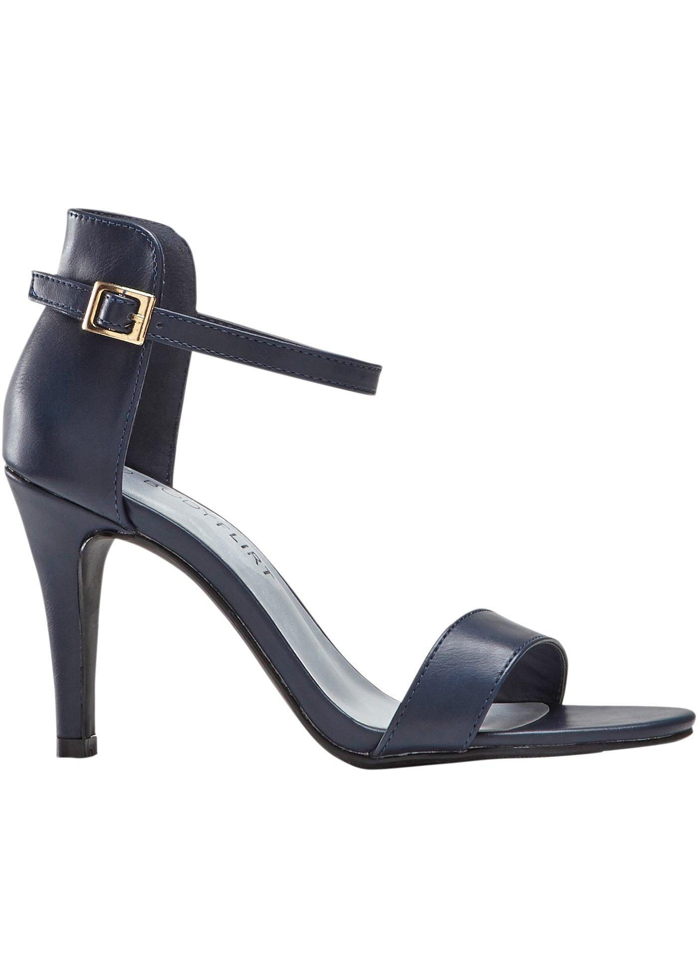 sandales a talons bleu
