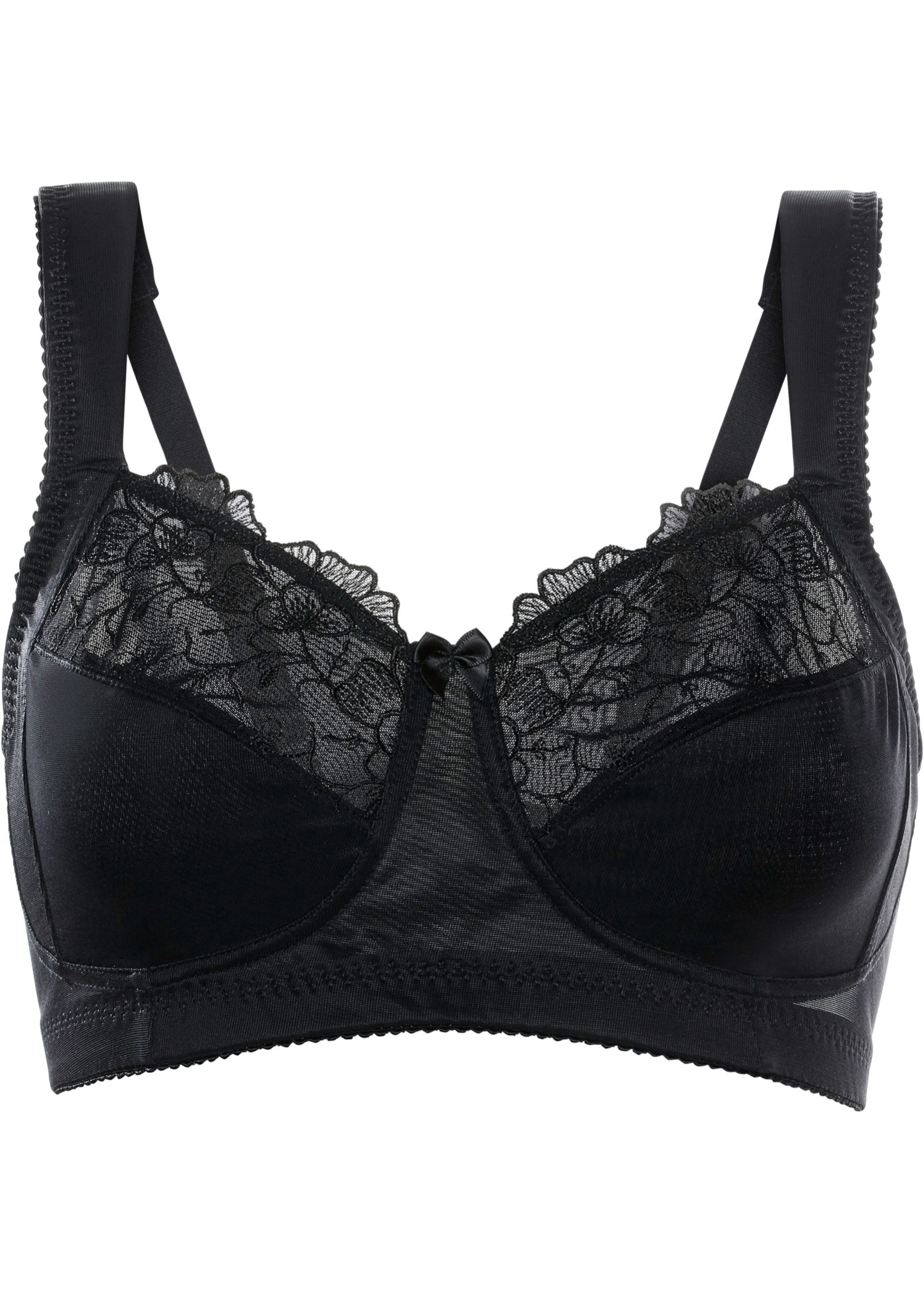 Soutien Gorge De Maintien Confortable Avec Broderie Noir Bon C