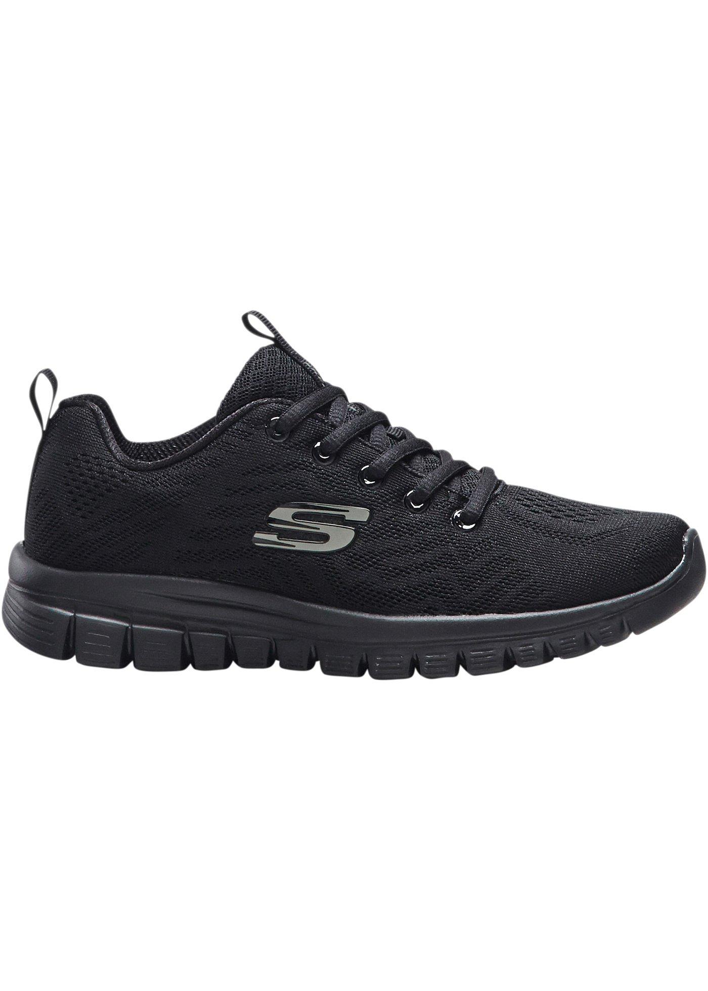 Colorées et tendance : sneakers de Skechers à mémoire de forme - noir