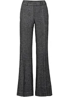 Pantalon à jambes larges, taille courte, bonprix