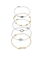 Set de bracelets (Ens. 5 pces.), bonprix