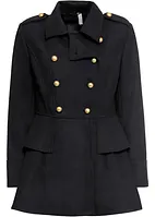 Manteau court militaire à teneur en laine, taille courte, bonprix