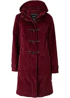 Duffle-coat en velours côtelé doublé, mi-long, bonprix