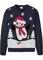 Pull avec motif de Noël, bonprix