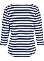 T-shirt 3/4 à encolure bateau, bonprix