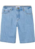 Bermuda en jean avec taille élastiquée sur les côtés, Classic Fit, bonprix