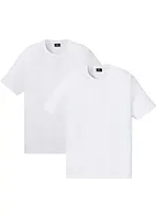 Lot de 2 T-shirts en coton, bonprix