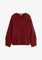 Pull en fil plume douillet, bonprix