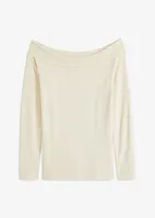 Pull encolure Bardot, bonprix