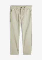 Pantalon chino extensible, ample en coton, droit, bonprix