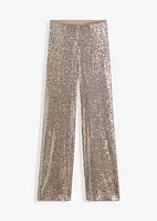 Pantalon en jersey à sequins, bonprix