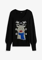 Bon prix pull shops noel femme