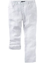 Pantalon lin Regular Fit, longueur modulable, bonprix