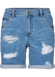 Short en jean destroyed, bonprix