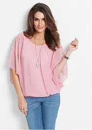 Tunique en crêpe avec doublure top, bonprix