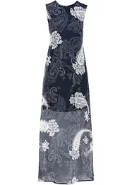 Robe longue en crêpe, bonprix