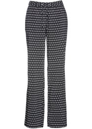 Pantalon à taille élastiquée imprimé en viscose, bonprix