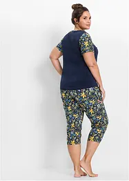 Pyjama corsaire à manches courtes, bonprix
