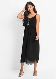 Robe midi à volant, bonprix