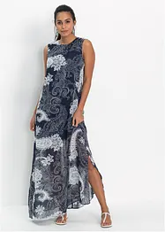 Robe longue en crêpe, bonprix