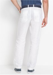 Pantalon lin Regular Fit, longueur modulable, bonprix