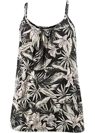 Top à fines bretelles en viscose extensible douce, bonprix