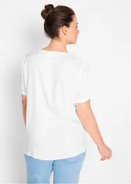 Blouse en viscose à manches courtes, bonprix