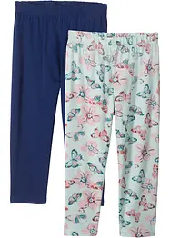 Lot de 2 leggings 3/4 fille, bonprix