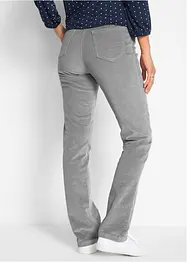 Pantalon droit en velours côtelé extensible, bonprix