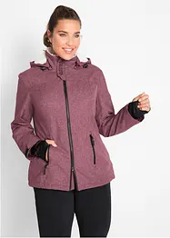 Veste outdoor fonctionnelle avec intérieur polaire peluche, imperméable, bonprix