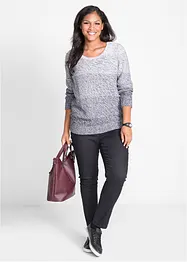 Pull en grosse maille avec dégradé de couleur, bonprix