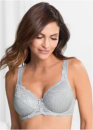 Lot de 2 soutiens-gorge à armatures et dentelle, bonprix