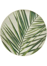 Tapis rond grand motif palmier, intérieur et extérieur, bpc living bonprix collection