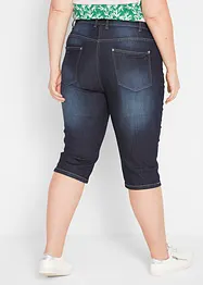 Bermuda en jean à revers, taille mi-haute, bonprix