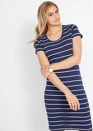 Robe en jersey extensible à manches courtes, bonprix