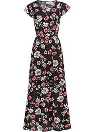 Robe longue imprimée à volants, BODYFLIRT