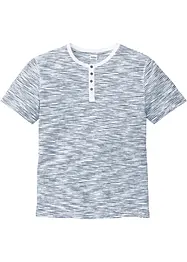 T-shirt à col Henley, 100% coton, bonprix