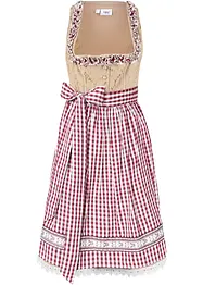 Dirndl avec tablier, longueur genou (Ens. 2 pces.), bonprix