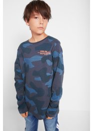 T-shirt à manches longues garçon imprimé camouflage, bpc bonprix collection