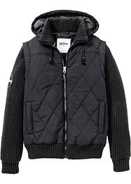 Blouson avec manches en maille, John Baner JEANSWEAR